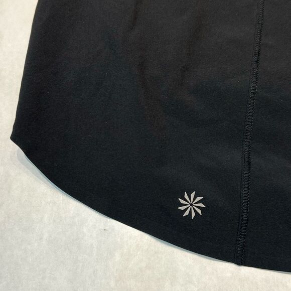 Athleta Run With It Skort 16" Sz Large Black Skirt Pocket Quick Dry Athleisure - Picture 6 of 9